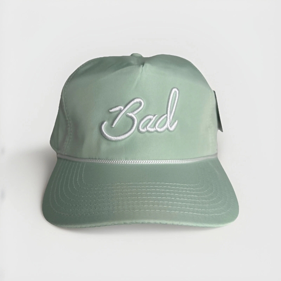 Bad Birdie Bad Classic Rope Cap White Mint Green Golf Hat Snapback New - Picture 1 of 8